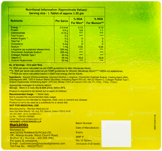 Tendomac Forte Tablet 15
